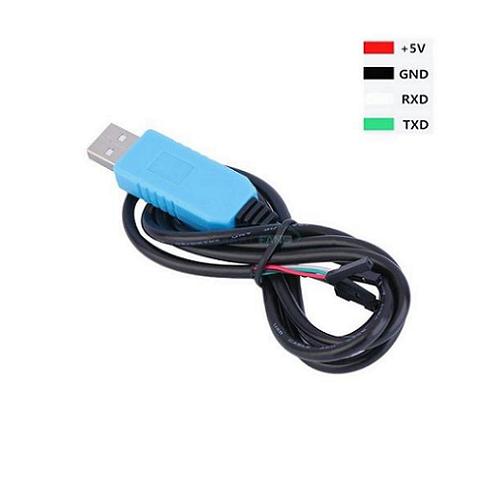 ماژول مبدل USB به سریال(UART TTL) بر مبنای چیپ PL2303TA همراه با کابل 4 ...